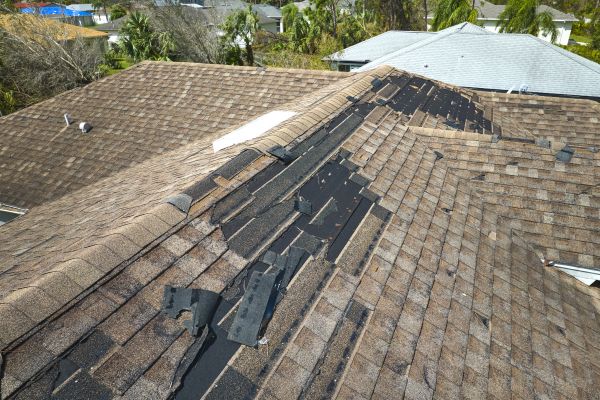 Roof Wind Damage Repair in Glastonbury