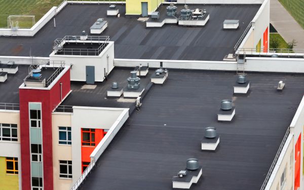 Commercial Roof Installation in Glastonbury