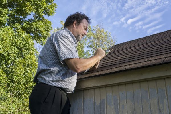 Roof Damage Inspection in Glastonbury