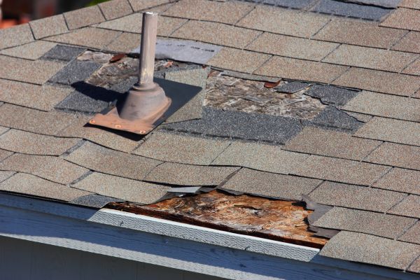 Damaged Roof Replacement in Glastonbury