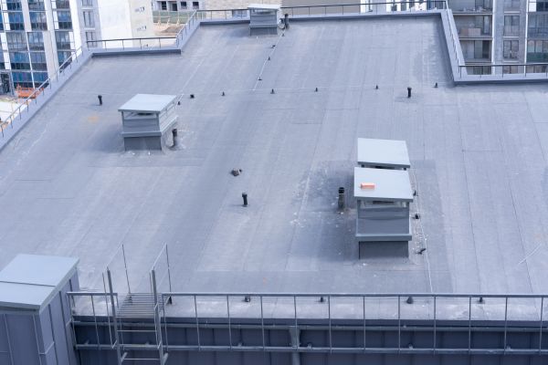 Single Ply Roof Installation in Glastonbury