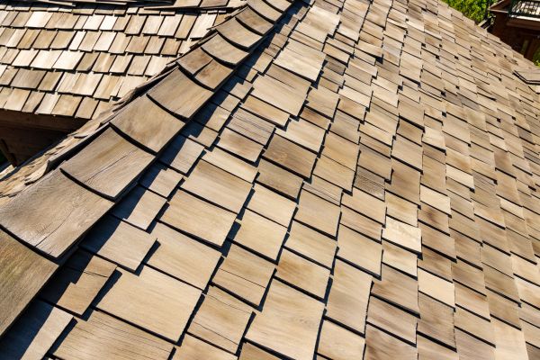 Cedar Shake Roof Construction in Glastonbury